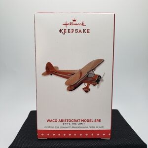 NIB Hallmark Keepsake Ornament: Waco Aristocrat Model SRE